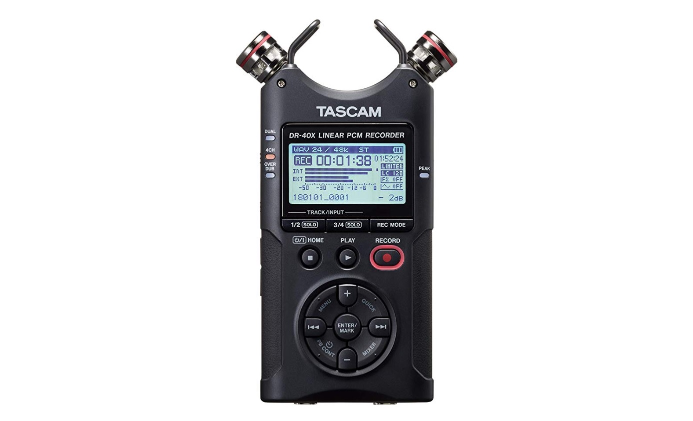 ICレコーダー「TASCAM DR-40X」